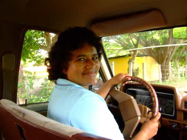 Edelma, the female taxi driver