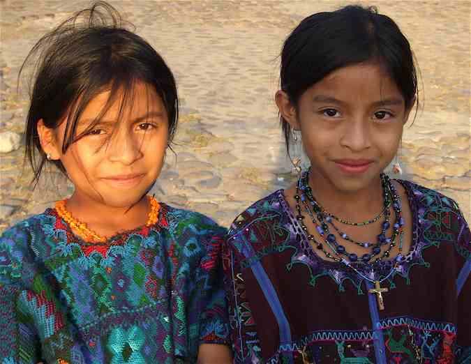 Lake Atitlan girls up close