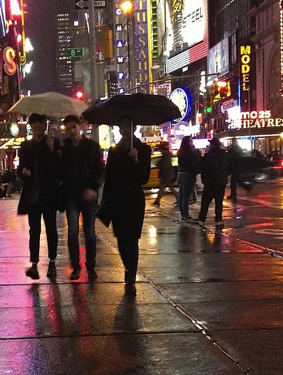 Rainy Times Square