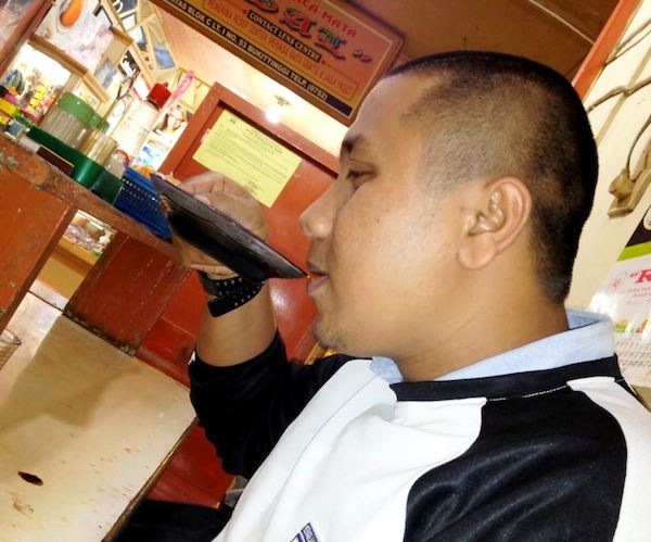 Traditional coffee in Sumatra