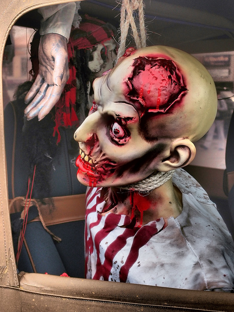 Zombie in Jeep