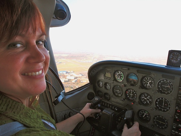 Me Flying an Airplane