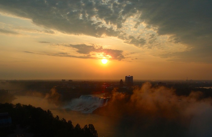 Sunrise Over Niagara Falls